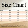 thumbnail image 2 of Women's High Waisted Button Cotton Linen Loose Casual Summer Lounge Shorts L, 2 of 5