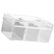1-Pack Clear Storage Box Container, Family First Aid Box Medicine Box Organizer