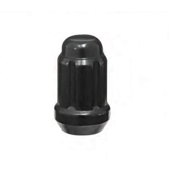 West Coast Wheel Accessories DPC1014SMB 1.65 ft. 14 x 1.5 Spline Lug Nut, Black
