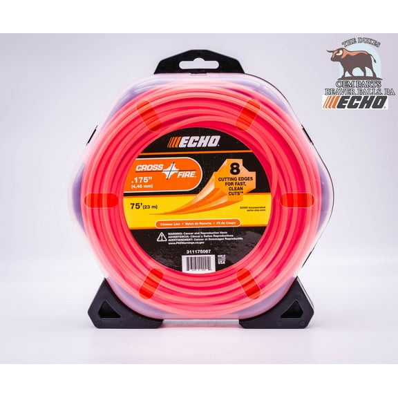 Genuine Echo Crossfire Trimmer Line .175 1LB PACKAGE 311175067
