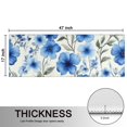 thumbnail image 5 of Kitchen Rugs Sets Of 2,Pioneer Flower Floral Print Pattern Anti Fatigue Kitchen Mat Rugs Non Slip Washable,Decorative Kitchen Floor Mats for Kitchen,Sink,Laundry,17"X47", 5 of 5