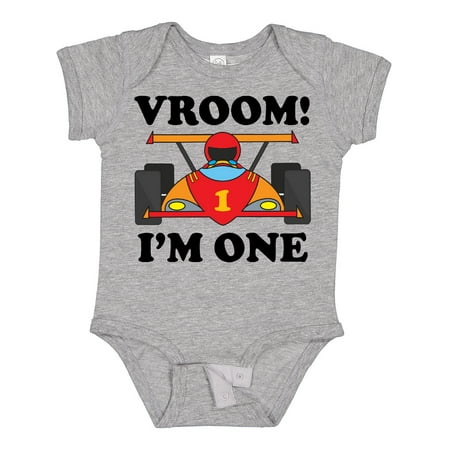 

Inktastic 1st Birthday Racing Car Boys Gift Baby Boy Bodysuit