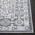 thumbnail image 3 of SAFAVIEH Toscana Caryn Medallion Polyester Area Rug, Ivory/Dark Grey, 9' x 12', 3 of 8
