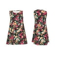 thumbnail image 7 of Naloa Many Kind Of Flowers Print Women's Summer Spring Casual Beach Sundress,Vacation Sleeveless Tank Crewneck Loose Dresses, 7 of 7