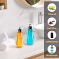 thumbnail image 3 of Dispensador de enjuague bucal de vidrio VITVITI, 260 ml, juego de 2, color negro, 3 of 6