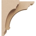 thumbnail image 3 of 4"W x 4"D x 8"H Wide Hughes Rough Cedar Woodgrain TimberThane Corbel, Primed Tan, 3 of 6