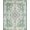 Light Blue Ivory, Pattern 8, variant on Design&I 8'x10' Washable Area Rug Vintage Floral Medallion With Faded Trellis Botanical Accents for Dining Room, Large Office, Lounge, Snag-Free