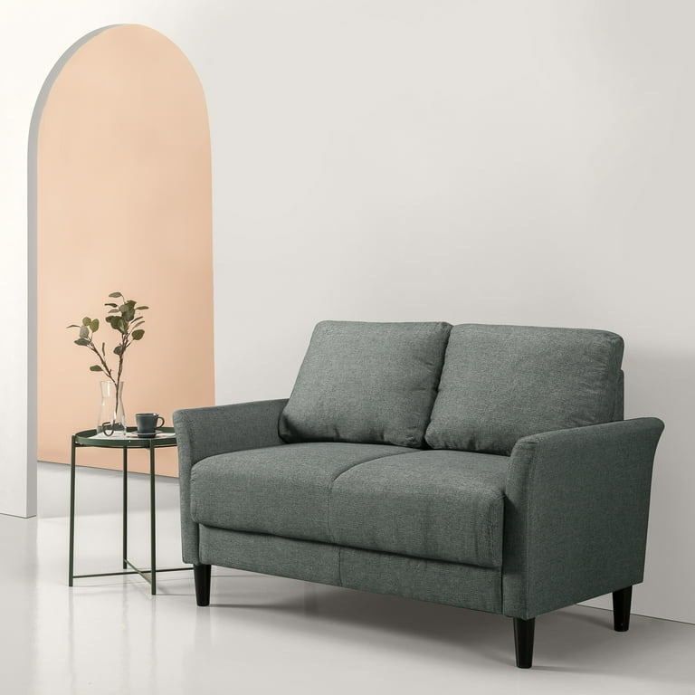 Zinus Jackie Loveseat Green Stone Walmart