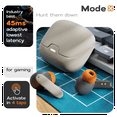 thumbnail image 2 of Wireless Bluetooth Skin Type Earphones Dual Mic ENC Noise Reduction in Ear Low Delay Earbuds True Wireless Stereo, 2 of 7