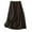 Black, variant on CAIXIA Skirts for Women Midi Length White A-Line Solid Color Stretchable Fabric Women's Flowy Handkerchief Hemline Midi Skirt
