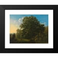 thumbnail image 2 of Jakob Alt 14x11 Black Modern Framed Museum Art Print Titled - Landscape with Grazing Cows (1817), 2 of 5