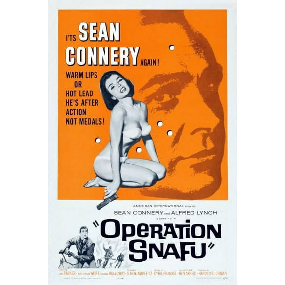 Operation Snafu Movie poster 12x16 Print on Metal Sign 12in x 16in Square Adults Best Posters