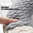 thumbnail image 5 of Steadline Winter Plush Toilet Seat Cover Set - Thickened Flannel Washable Cushion with Non-Slip Backing - Soft Comfortable Bathroom Mat for Cold Weather Home Decor, 5 of 7