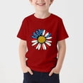 thumbnail image 2 of FAVIPT 4th of July T Shirt Girls Summer 250 Years Boys American Flag Shirts Red White Blue Tshirt Independence Day Tee Red,14-15Years, 2 of 6