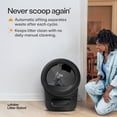 thumbnail image 4 of Litter-Robot EVO by Whisker, Black – Automatic Self-Cleaning Cat Litter Box, Compact Space-Saving Design, Advanced Odor Control, Works with Any Clumping Litter, WhiskerCare™ 1-Year Warranty, 4 of 7