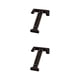 thumbnail image 2 of Letras de Metal Cateissary negras letrero para casa placa para puerta fácil de instalar números de casa Type6 NO6, 2 of 6