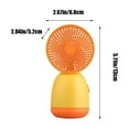 thumbnail image 3 of USB Rechargeable Handheld Fan, Portable Personal Fan, Lightweight Design, Cute Style, For Travel/Office, High Wind Volume, Long Battery Life, Small Size, For Adults/Kids, Efficient Cooling Device, 3 of 9