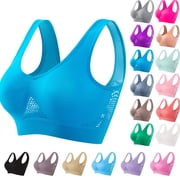 Womens Seamless Wireless Bras Sports High Support Sports Bra Wirefree Yoga Bra for Women