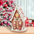 thumbnail image 2 of Kurt S. Adler GBJ0045 7.87 in. Battery Operated LED Gingerbread House with Heart - Brown, 2 of 3