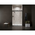 thumbnail image 5 of Kohler 706008-L-ABZ 74 x 47.62 in. Levity Sliding Shower Door with 0.25 in. Thick Crystal Clear Glass - Anodized Dark Bronze, 5 of 7