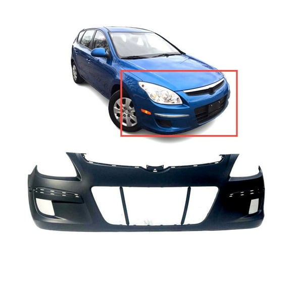 DCP Front Primed Bumper Cover Fits 2009-2012 Hyundai Elantra Hatchback Touring