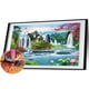 thumbnail image 4 of Completo redondo taladro diamante pintura cascada jardín DIY bordado conjunto de costura FLhrweasw Nuevo, 4 of 9