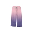 thumbnail image 5 of KAUOD Girls Oversized Loose Pants Fall Casual Gradient Color Drawstring Baggy Long Pants Kids Palazzo Cute Wide Leg Trousers, 5 of 6