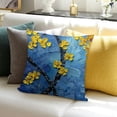 thumbnail image 3 of SHANXI Throw Pillow Covers Flower Plant Cushion Cover Soft Pillow Cases for Home Sofa Bed Chair Car Office Decorative 22x22in, 3 of 5