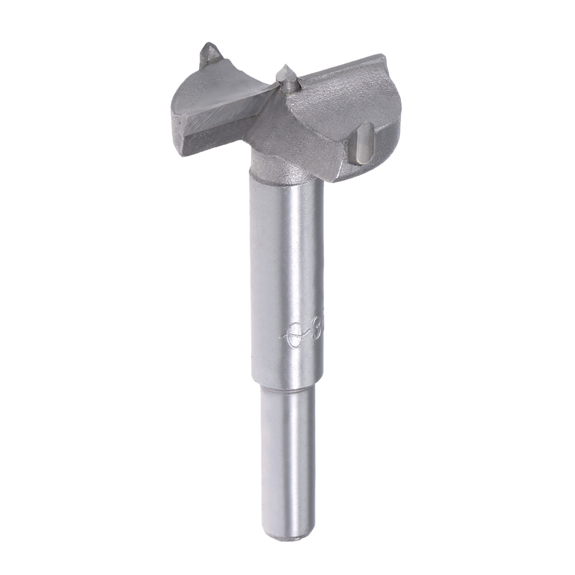 Forstner Wood Boring Drill Bit 35mm Hole Saw Carbide Tip Round Shank Cutting for Hinge Plywood