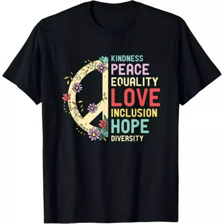 Diversity Equality Love Peace Human Rights Social Justice T-Shirt Unisex S-5XL Hot Trending Shirt, Vintage Birthday Gift