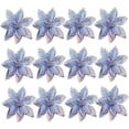 thumbnail image 1 of Artificial Flowers 13cm Small Flower Christmas Tree Wreath Accessory, 1 of 3