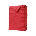 thumbnail image 2 of 1-Pack Heavy-Duty Kitchen Cleaning Cloth 12"X12", Super Absorbent Microfiber for Countertops & Dishes, Effortless Grease Removal & Quick-Dry Dish Scrub Cloth (Red), 2 of 2
