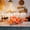 Orange B, variant on 16 Inch Wooden Tray Centerpiece, Artificial Pumpkin Maple Leaf Decor, Halloween Thanksgiving Desktop Mantel Decoration