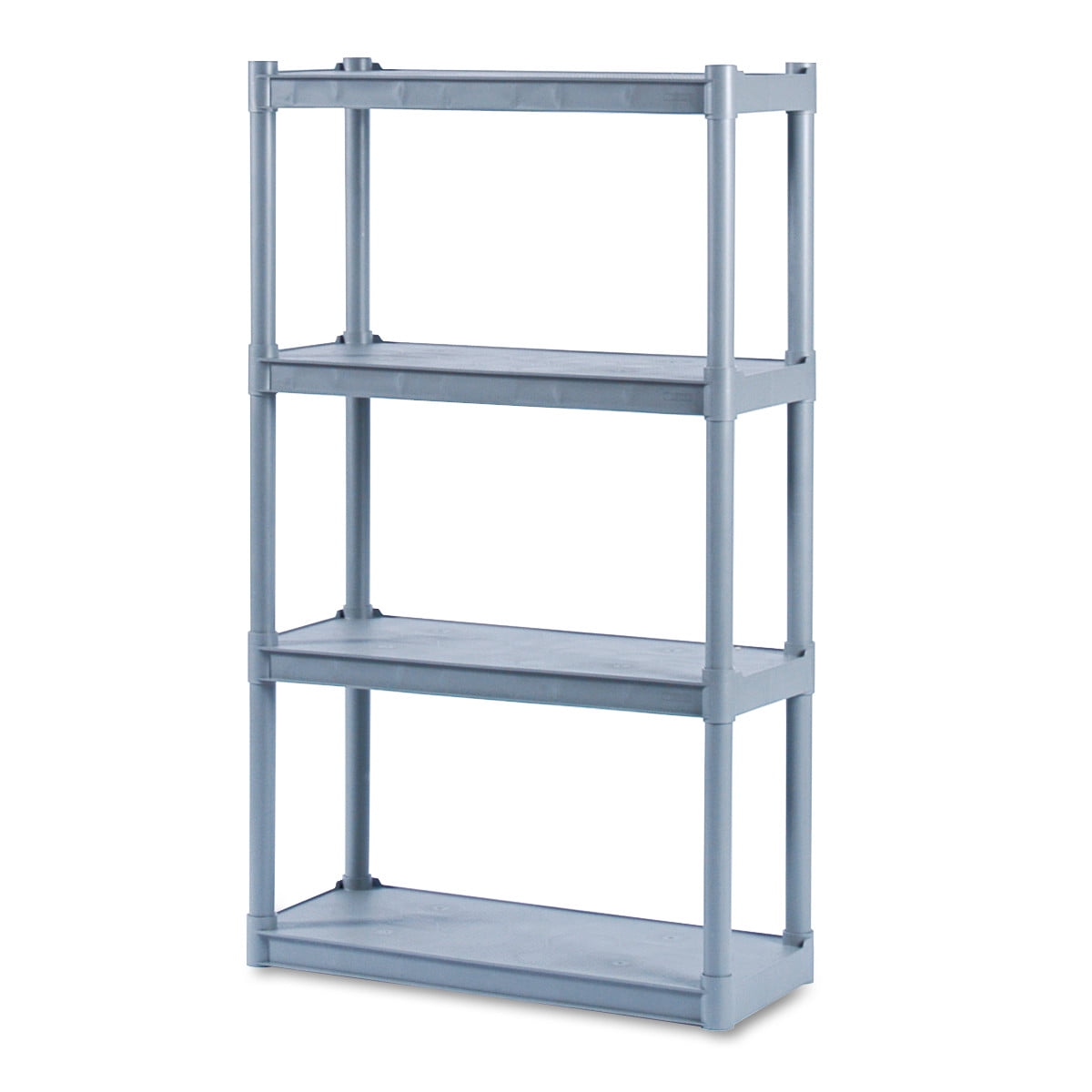 Iceberg Rough 'N Ready 4-Shelf Open Storage System, Black by Iceberg Enterprises, LLC