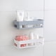 thumbnail image 1 of Estante de almacenamiento para baño, cesta de almacenamiento de plástico adhesiva para pared para ducha, cesta de almacenamiento de plástico para pared, durabilidad prolongada, 1 of 8