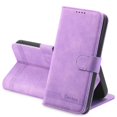 thumbnail image 4 of Wallet Case for iPhone 17 Pro Max Flip Phone Case with Card Slots, Cash Pocket, Kickstand, Magnetic Closure & Wrist Strap, TPU Soft Shell Cover Purple, 4 of 6
