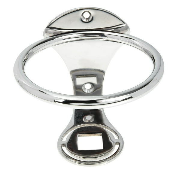 Masteelf Car Stainless Steel Cup Holder Camping Cup Holder 10X10CM Silver