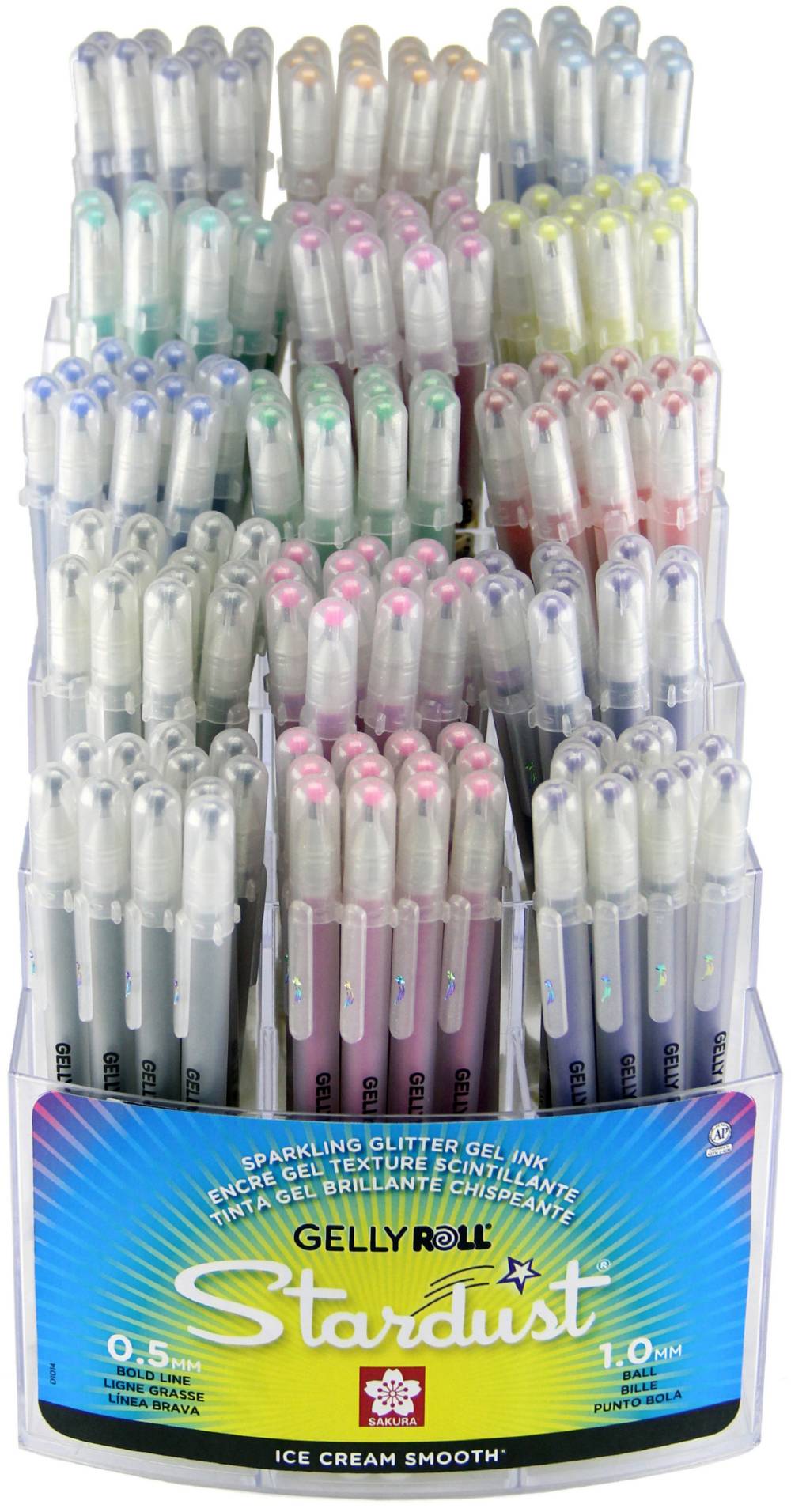 Gelly Roll Stardust Pens Display 180/PkgAssorted
