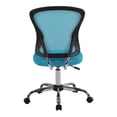 thumbnail image 5 of OSP Home Furnishings Gabriella Task Chair with Blue Mesh Seat and Back, 5 of 13