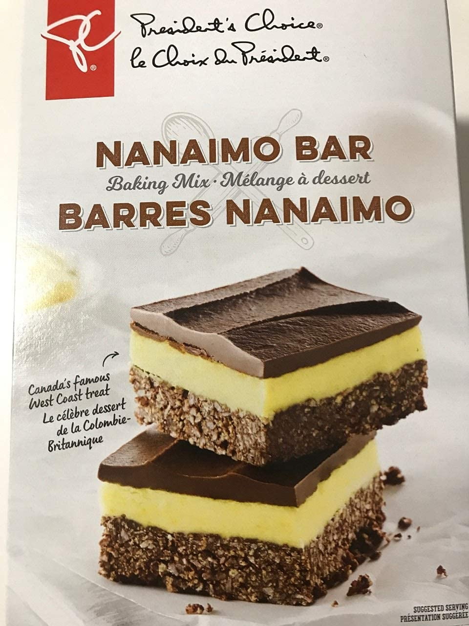 President's Choice Nanaimo Bar Baking Mix 740g 3 BOXES {Canadian