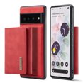 thumbnail image 4 of Jiahe Cover For Google Pixel 7 Pro,Shockproof Magnetic Card Slot Wallet Kickstand Full Body Protector Case Cover,Red, 4 of 12