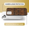 thumbnail image 6 of Case Yard Wooden Case for iPhone-11-Pro Soft TPU Silicone cover Slim Fit Shockproof Wood Protective Phone Cover for Girls Boys Men and Women Supports Wireless Charging Carpet Pattern Design, 6 of 7