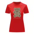 thumbnail image 3 of Playera Blusa Con Impresion De Oso LoverBear Con Fondo De Dinero Ropa De Mujer Juvenil Color Rojo Talla Mediana Marca Emil SaEs, 3 of 4