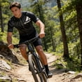 thumbnail image 6 of Bicycle Shirts Mens Mountain Bike Tops Short Sleeve Cycling Shirt Full Zipper Racing Fits Cycle Clothing Gray 2XL, 6 of 9