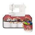thumbnail image 2 of ZIATUBLE Christmas Tree Sewing Machine Pad Snowflakes Sewing Machine Mat Reduce Vibration Sewing Machine Muffling Mat Madam Sew with Pockets Universal Sewing Machines Kit, 2 of 5