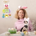 thumbnail image 7 of Easter Decoration Door Hanging Cute Rabbits Party Scene Decoration Pendant, 7 of 7