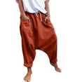 thumbnail image 2 of Orange Sweatpants Women The Fashion Women's Casual Pockets Solid Cotton-Blend Vintage Pants Fashion Clothing, 2 of 6