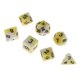 thumbnail image 4 of de 7 dados D&D , dados de plástico, dados de dragones y mazmorras, dados poliédricos para dados de dragones y mazmorras Dnd Rpg Amarillo CUTICAT Juegos de dados poliédricos, 4 of 8