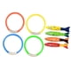 thumbnail image 4 of 8 juguetes de buceo, anillos de natación de verano, coloridos, para piscina, juguetes de buceo que se hunden, juguetes para nadar 125x35 cm, 4 of 9