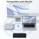 thumbnail image 2 of Teclado Bluetooth OMOTON compatible con Mac negro oscuro, 2 of 8